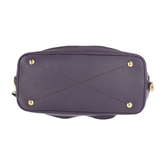 Louis Vuitton Stella PM Handbag Monogram Purple Gold Shoulder Tote Bag - Picture 4 of 9